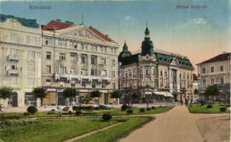 Kolozsvár, Mátyás király tér, Weisz József üzlete / square, shop (EK)