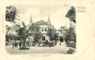 Pöstyén, Piestany; Gyógyház / spa (ázott sarkak / wet corners)