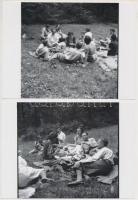 1943. szeptember 5. Munkaszolgálatra behívottak, valószínűleg az utolsó közös pikniken, Kinszki Imre...