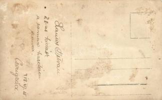 1918 Lantos István, a 28. hidász zászlóalj(?) / Hungarian World War I soldier from the 28th pontoone...