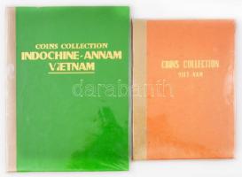 Indokína, Vietnam: 55db-os fémpénz gyűjtemény 2db albumban T:vegyes
Indochina, Vietnam: 55pcs of co...