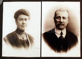 Egy polgári család fotóalbuma. 1890-1940 ig tartó időszak fotói dátumozva, összesen kb 70 fotó albumban