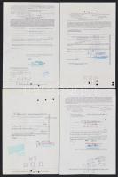 Amerikai Egyesült Államok 1962-1982. 4db klf részvény, közte Delaware 1973. "International Tele...