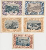 Ausztria / Eferding 1919. 10h + 20h + 25h + Donautal 1920. 6db klf szükségpénz T:I-,II,III
Austria ...