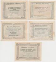 Ausztria / Eferding 1919. 10h + 20h + 25h + Donautal 1920. 6db klf szükségpénz T:I-,II,III
Austria ...