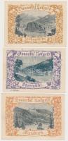 Ausztria / Donautal 1920. 6db klf szükségpénz + Gmunden 1920. 10h + 20h + 50h T:I-,II,III
Austria /...