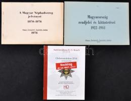 Tálas Géza: Magyarország rendjelei és kitüntetései 1922-1944. MÉE kiadása, Budapest 1975. + Márton Sándor - Tálas Géza: A Magyar Néphadsereg jelvényei. MÉE 1976. + HD Rauch árverési katalógus, 2004.