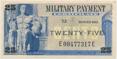 Amerikai Egyesült Államok / Katonai kiadás 1970. 25c T:III USA / Military Payment Certificate 1970. 25 Cents C:F