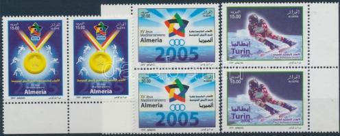 2005-2006 Sport stamp and set in pairs, 2005-2006 Sport bélyeg és sor párokban