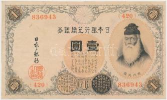 Japán / Alkotmányos Monarchia 1916. 1Y T:III Japan / Constitutional Monarchy 1916. 1 Yen C:F