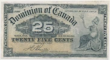 Kanada / Domínium 1900. 25c T:restaurált Canada / Dominion 1900. 25 Cents C:restored