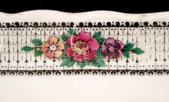 cca 1930 Viktória csehszlovák porcelán reggeliző tálka. Hibátlan / Czechoslovakian China plate  41x1...