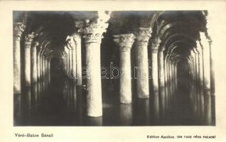 Constantinople,  Yere-Batan Sérail / Basilica Cistern, interior