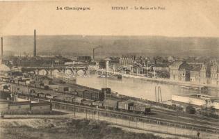 Epernay, railway station, bridge