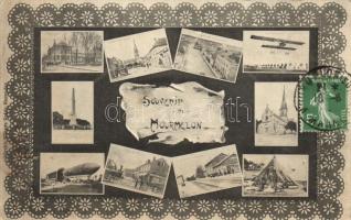 Mourmelon, railway station, aircraft, airship