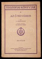 C. Jinarajadasa. Teozóifiai könyvtár. Bp., 1913, Zeidler testvérek k. Kiadói papírkötésben, jó állapotban. Ritka kötet.