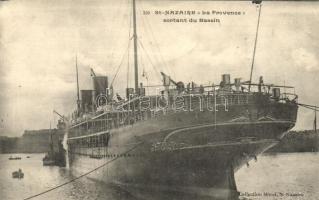 Saint-Nazaire, steamship La Provence