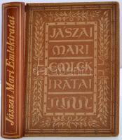 Jászai Mari emlékiratai. S. a. r.: Lehel István. Bp., 1927, Királyi Magyar Egyetemi Nyomda. Kicsit kopott félbőr kötésben, gerince félig elválik, egyébként jó állapotban.