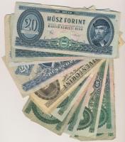 30db-os vegyes magyar forint bankjegy tétel T:vegyes