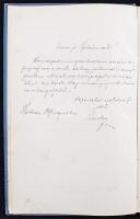 Polgár Andor: Gyerekségek. Költemények. Szolnok, 1899, Bakos István. A szerző által szüleinek dediká...