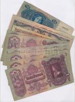 49db-os vegyes korona, forint, pengő bankjegy tétel, közte 1904. 10K T:vegyes