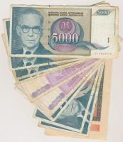 30db-os vegyes külföldi bankjegy tétel, közte Jugoszlávia, Románia, Szovjetunió, Weimari Köztársaság...