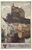 Raabs an der Thaya, Deutscher Schulverein Karte Nr. 456. German art postcard (small tear)