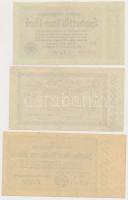 Németország / Weimari Köztársaság 1923. 10db klf "Birodalmi Vasút" bankjegy T:vegyes
Germ...