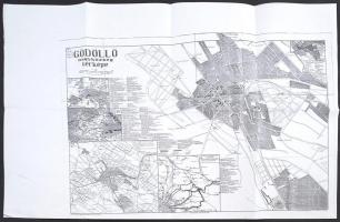 1939 Gödöllői Jamboree térkép, Bp., Athenaeum, Kissé viseltes állapotban, 40x55cm+ Gödöllő nagyközsé...