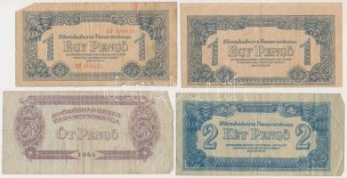 1944. 1P-100P (10x) "A Vörös Hadsereg Parancsnoksága" T:vegyes