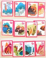 432 db különféle gyufacímke a világ minden tájáról, érdekes témákkal, berakón rendezve