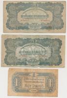 1944. 1P-100P (10x) "A Vörös Hadsereg Parancsnoksága" T:vegyes