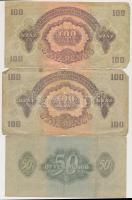 1944. 1P-100P (10x) "A Vörös Hadsereg Parancsnoksága" T:vegyes