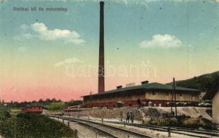 Ruttka, Vrutky; Kő és mésztelep / stone and lime plant, factory (EK)