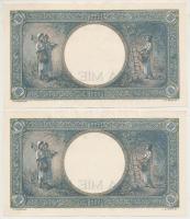 Románia 1945. 1000L (2x) sorszámkövetők T:I-,II
Romania 1945. 1000 Lei (2x) sequential serials C:AU...