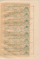 Jászapáti 1923. "Jászapáti Gőzmalom Részvénytársaság" részvénye 200K-ról szelvényekkel, fe...