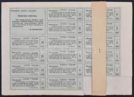 Budapest 1923. "Kissling Rudolf és Fia Csillár és Bronzárugyár Részvénytársaság" 25db rész...