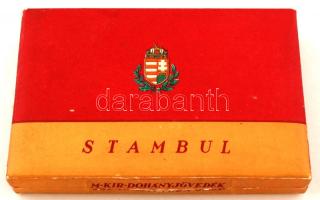 cca 1930-40 Stambul szivarka papírdoboz, 7x6x2cm/ circa 1930-40 Stambul cigarillos paper box, 7x6x2cm