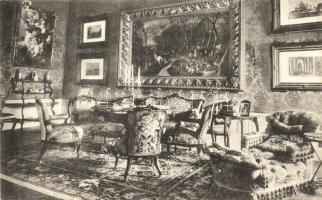 Budapest I. Erzsébet királyné Emlékmúzeum, Erzsébet királyné dolgozó szobája, belső