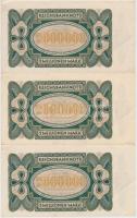 Németország / Weimari Köztársaság 1923. 20.000.000M (5x) közte 4db sorszámkövető és 1db közeli sorsz...
