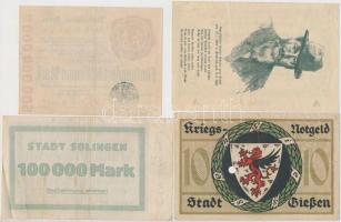 Németország / Weimari Köztársaság 1918-1923. 10db klf szükségpénz T:vegyes
Germany / Weimar Republi...