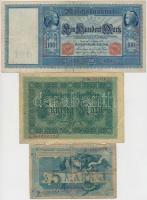 Német Birodalom 1904. 5M + 1906. 50M + 1908. 50M + 1909. 100M + 1914. 50M + 1915. 20M + 1918. 20M T:...