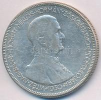 1930. 5P Ag "Horthy jobbra" T:3 Adamo P8