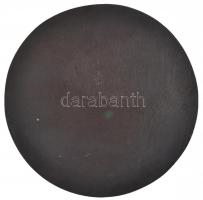 1985. "40" névre szóló Br katonai emlékérem sérült tokban (92mm) T:2