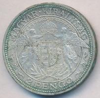 1932. 2P Ag "Madonna" T:2 patina
Adamo P7