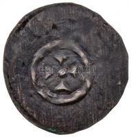 1141-1162. Denár Ag "II. Géza" (0,23g) T:2- patina 
Hungary 1141-1162. Denar Ag "Géz...