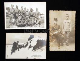 cca 1916-1940 3 db első és második világháborús katonai fotó