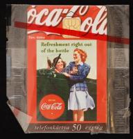 1997 Coca Cola telefonkártya bontatlan csomagolásban