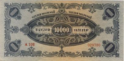 1946. 10000MP 3db színvariánsokkal, egyenetlen sorszámozással T:I