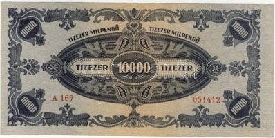 1946. 10000MP 3db színvariánsokkal, egyenetlen sorszámozással T:I